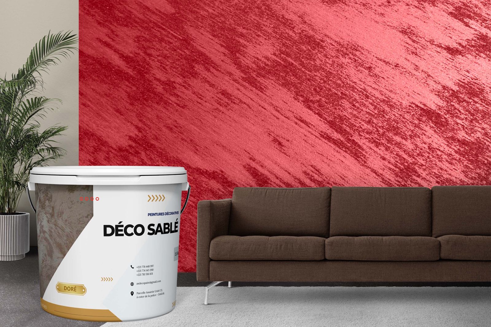 Déco Sablé Deco Paint — finition effet matière