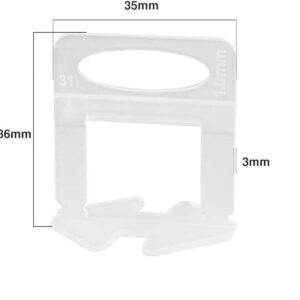 Joint croisillon base nivellement carreaux 2mm 100pcs