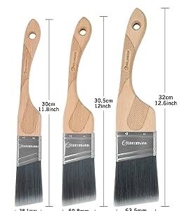 Kit pinceau manche bois Rollingdog 3pcs 10747