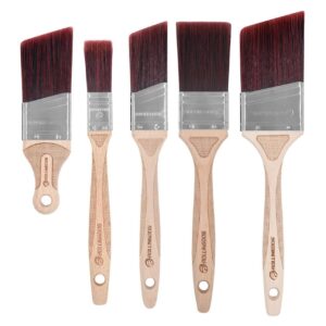 Kit pinceau manche bois Rollingdog 5pcs 10714