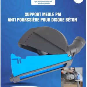 Support meule PM anti poussière pour disque béton