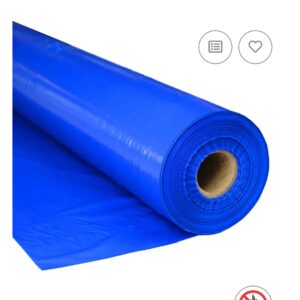 Toile bleu mètre